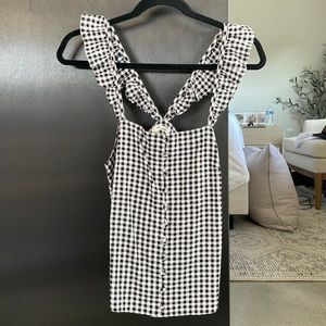 Madewell ruffle sleeve top